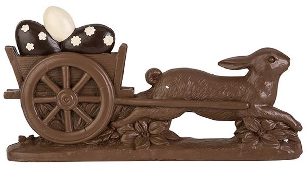 Cosy @ Home Paashaas Pulling Egg Chocolat 32,6x6xh17