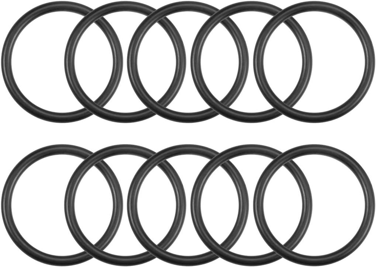 map 10 stuks. Nitrilrubber O-afdichtring O-ring 28 mm-187 mm binnendmr. 4 mm breed. 36 mm x 44 mm x 4 mm