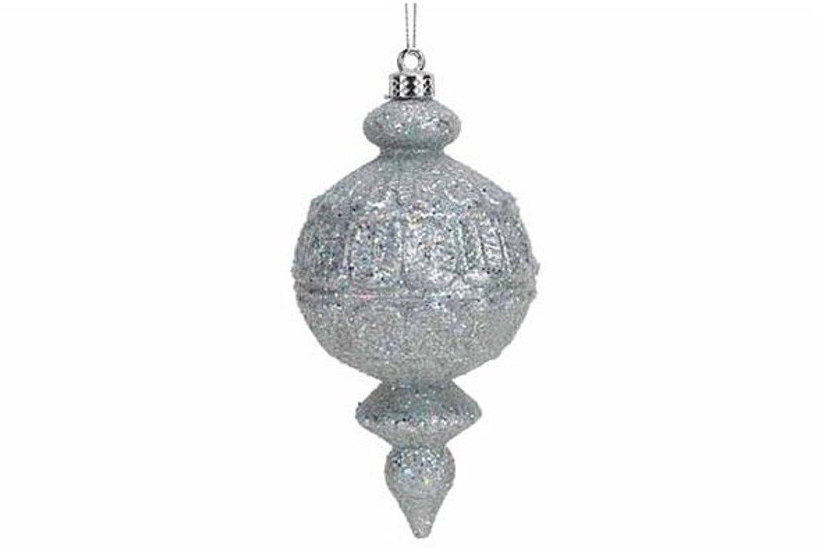 Hanger Sugar Zilver 8x8xh16cm Kunst Stof