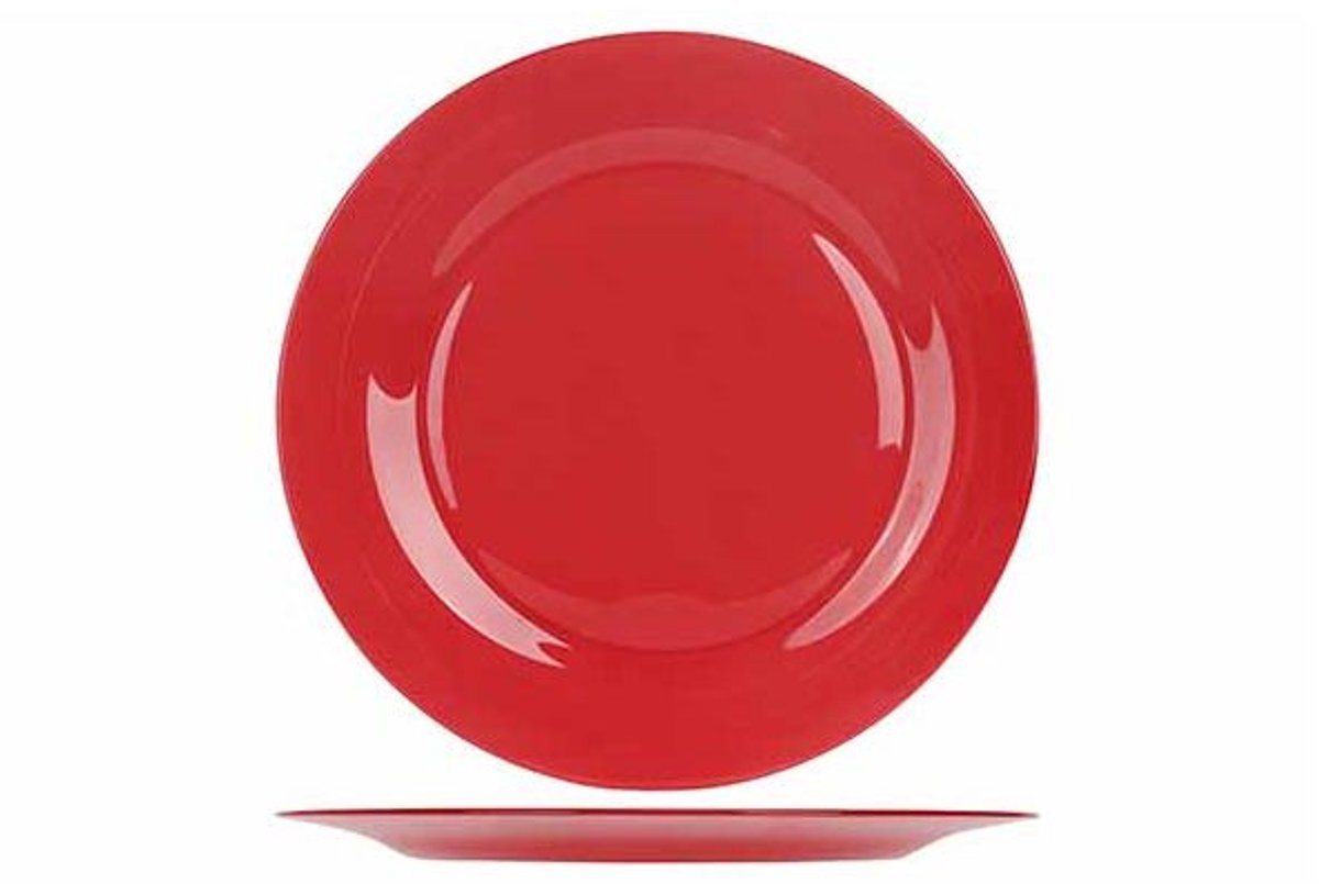 Zana Red Plat Bord D26cm