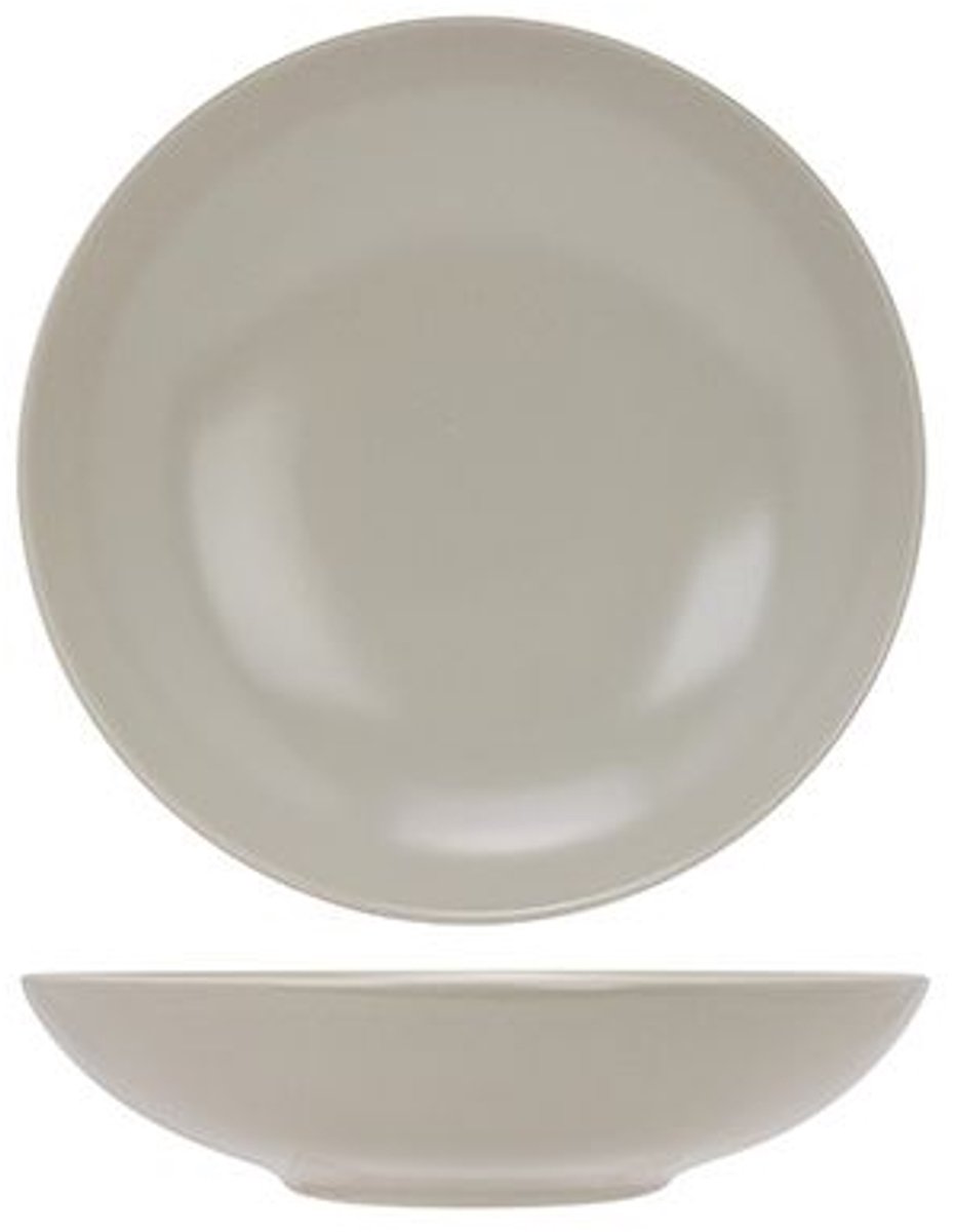 Venus Ivory Mat Diep Bord D21xh5cm