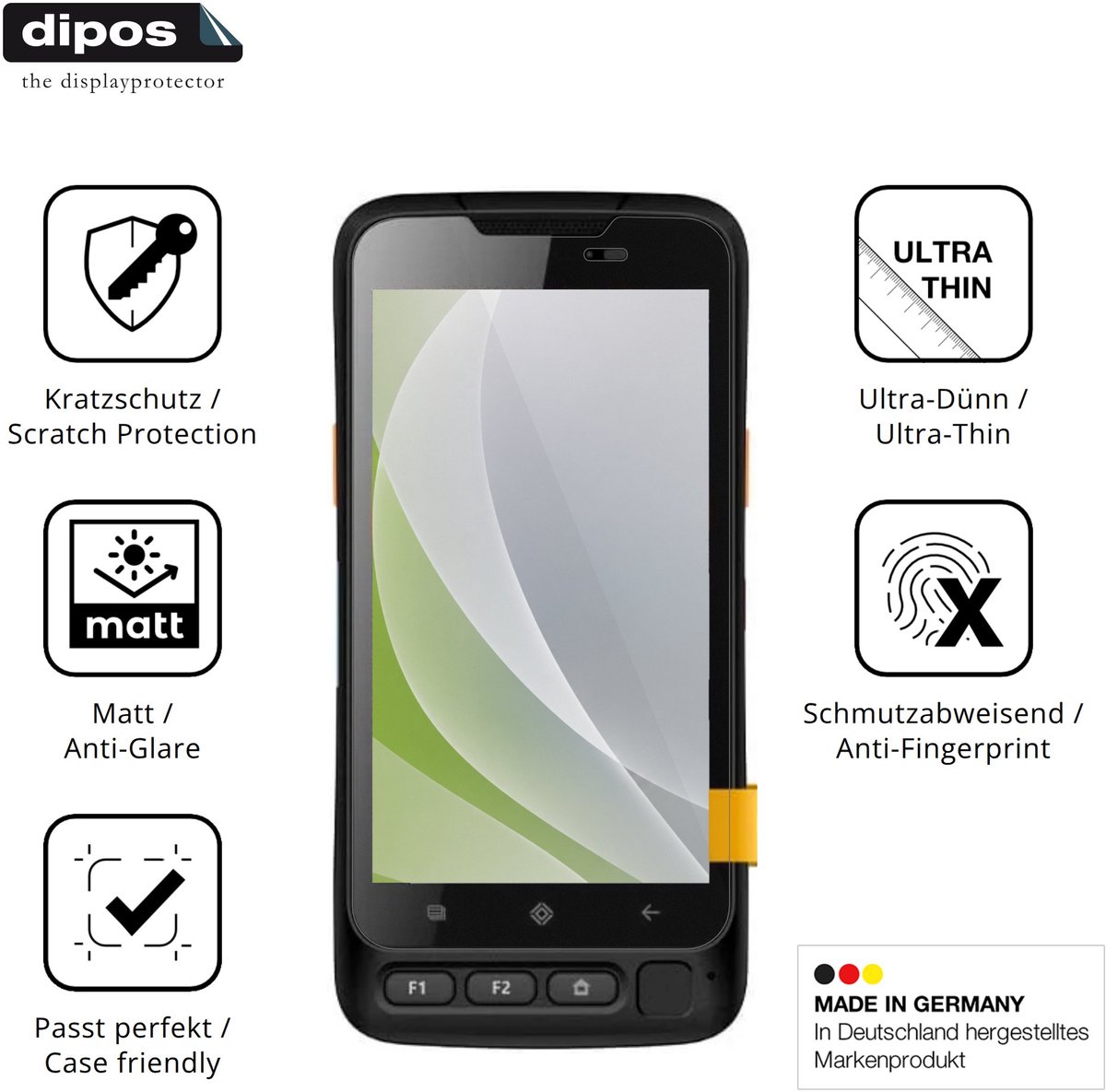 dipos – 4x Matte Beschermfolie geschikt voor Conker SX50 | Krasbestendige & antireflecterende Screenprotector Ultra-Thin
