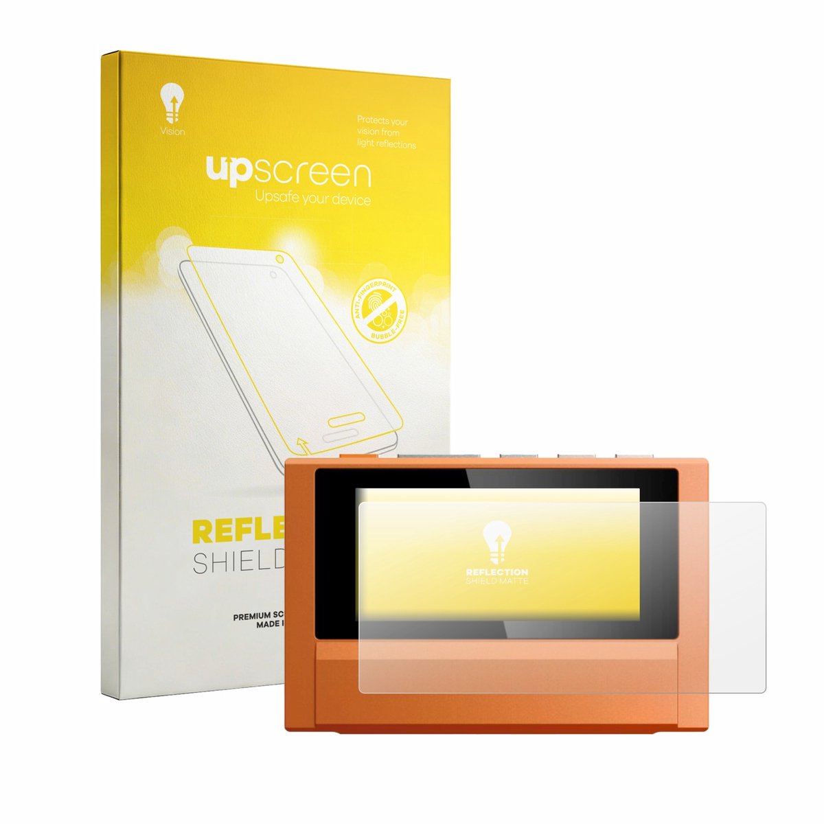 upscreen - Screenprotector voor FiiO SnowSky Echo - Folie Beschermfolie anti glare matte