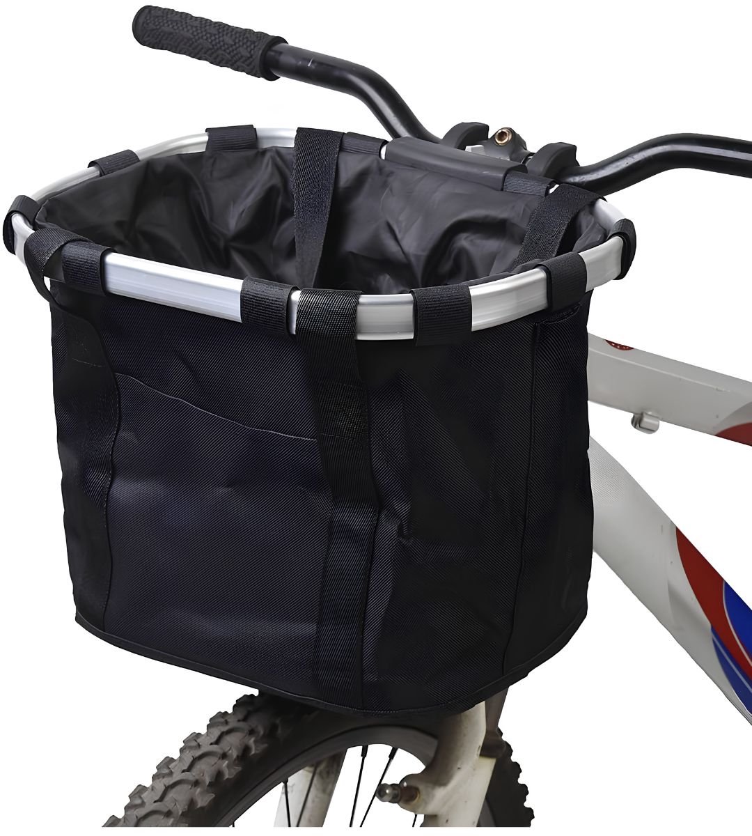 VALI® Fietsmand Hond - Fietsmand Hond Voorop - Hondenmand Fiets - Zwart - 34cm x 27cm x 25cm