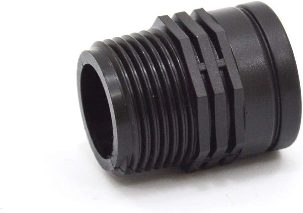 721328 verloopstuk M-H 1" x 3/4 inch, zwart