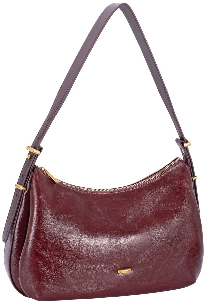 David Jones kunstlederen schoudertas Vieve - Dames - Bordeaux