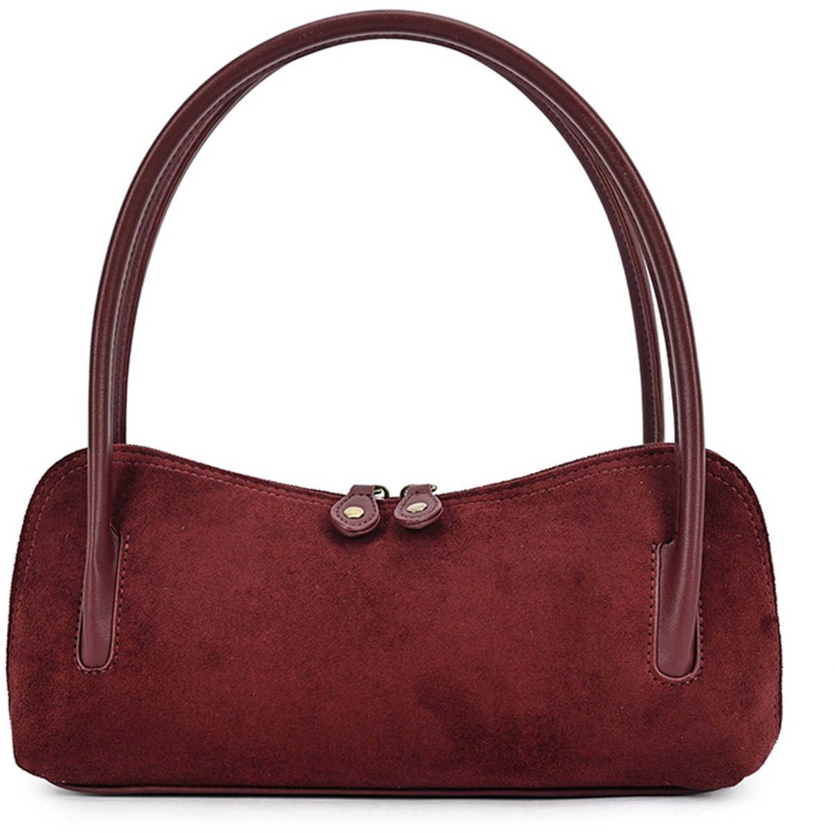 Giuliano kunstlederen suede schoudertas Carlijn - Dames - Bordeaux