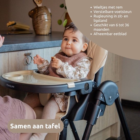 MamaLoes Scott Zwart Kinderstoel van Merkloos — afbeelding 3