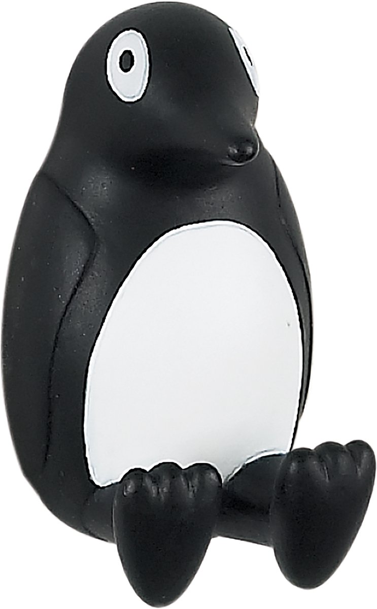 PINGU Handdoekhaak Wandhaak Badkamer – Handdoekhouder Muur van Polyresin met Gouden Afwerking – Decoratieve Wandhaak