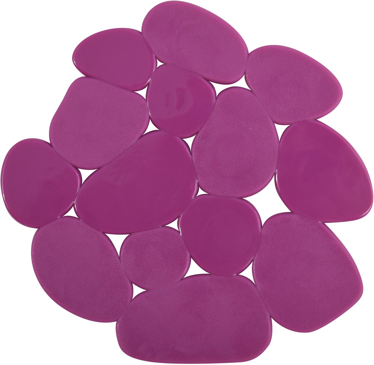 MSV Antislip Pads voor Douche en Bad – Set van 4 Antislip Stickers met Kiezelsteendesign – Badkamer Antislip Badmat Pads