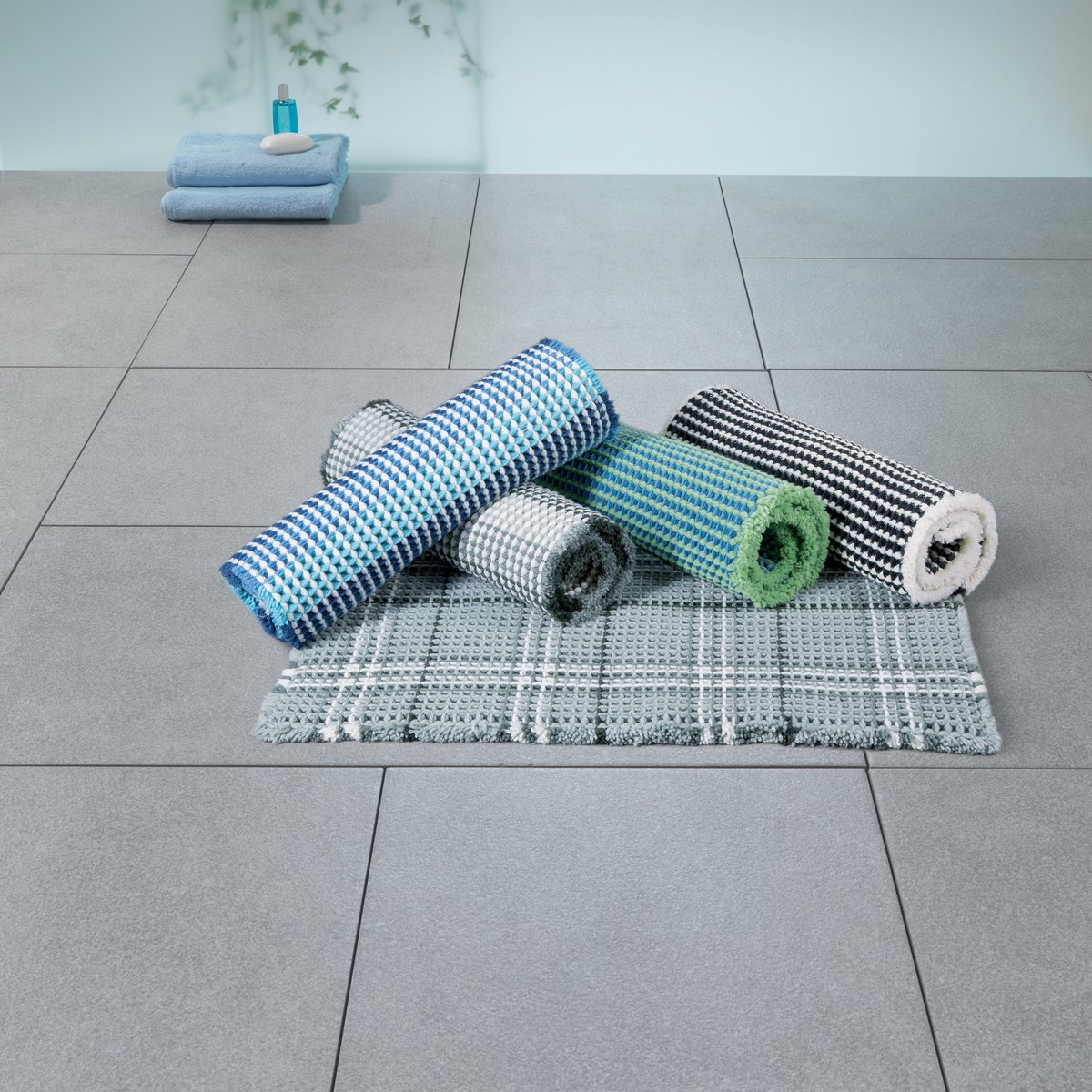 Spirella Badmat – Zachte Badmat met Antislip Onderkant – Dikte 16 mm – Geschikt voor Douche en Badkamer