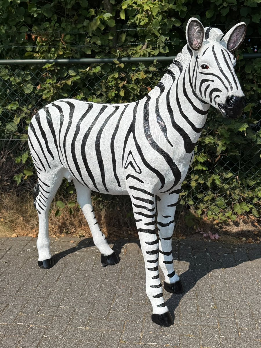 Goodyz - Wilde dieren - Zebra - gestreept - 170cm hoog - 180 cm lang