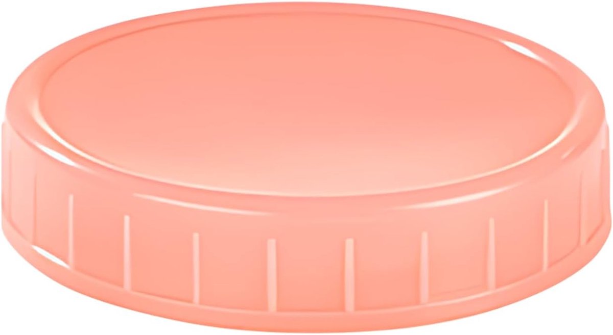 SnelShoppen - Plastic Mason Jar Lids Breedmond Jampotdeksels met Siliconen Ring, Kleurrijke Duurzame Plastic Deksels voor 2.7 & 3.4 Inch Inmaakjars (8