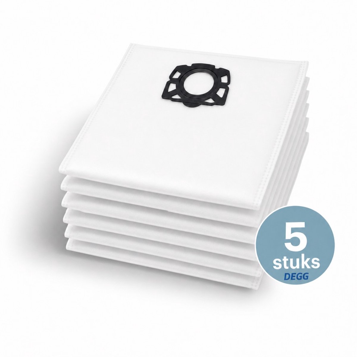 DEGG Stofzuigerzakken 5 stuks – Geschikt voor Kärcher WD4, WD5, WD6, MV4, MV5 & MV6 – Sterk, Duurzaam & Perfecte Pasvorm