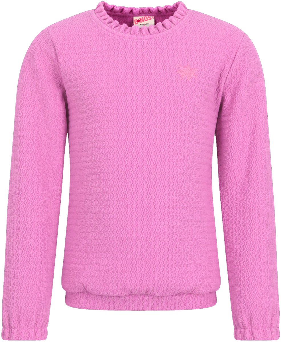 B.Nosy Y607-5454 T-shirt meisjes paars - Maat 134-140