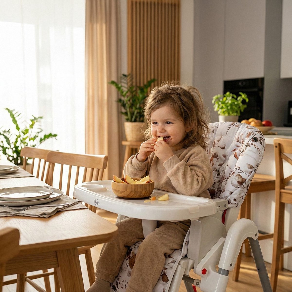 Stoelverkleiner voor kinderstoel Baby Stoelkussen Stoel - Kinderzitkussen voor Ikea Peg Perego Kinderstoel Stoelhoes voor kinderstoel Babystoel en kinderstoelen Oeko-Tex certificaat Galaxy – foto 6