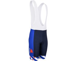 Fortissima Fryslân Boppe Wielerbroek Heren - Koersbroek met Bretels en Zeem - Friesland Design - Maat XXL