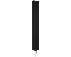 Hoes voor waspaal – Beschermhoes – Geschikt voor tuinen, terrassen en buitengebruik – 160 x 15 x 15 cm – Oxford-stof – Zwart