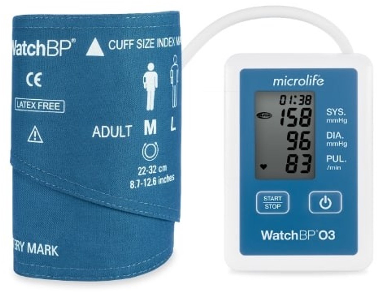 Microlife WatchBP O3 AFIB 2G 24-uurs meter