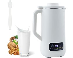 Plantaardige Melkmaker - Notenmelk Apparaat - Verse Drankjes Maken - 10-Messen Systeem - 600 ml - Wit