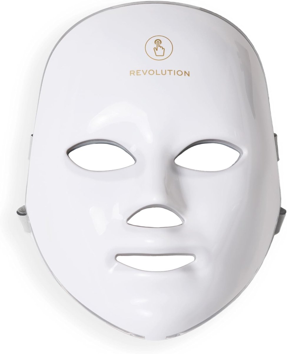 LED Gezichtsmasker - 7 Kleuren Lichttherapie - Rood en Blauw Licht - Draadloos - 90 LED Lampen - Huidverzorging - Tegen Fijne Lijntjes en Oneffenheden - USB-C Oplaadbaar - Voor Alle Huidtypen