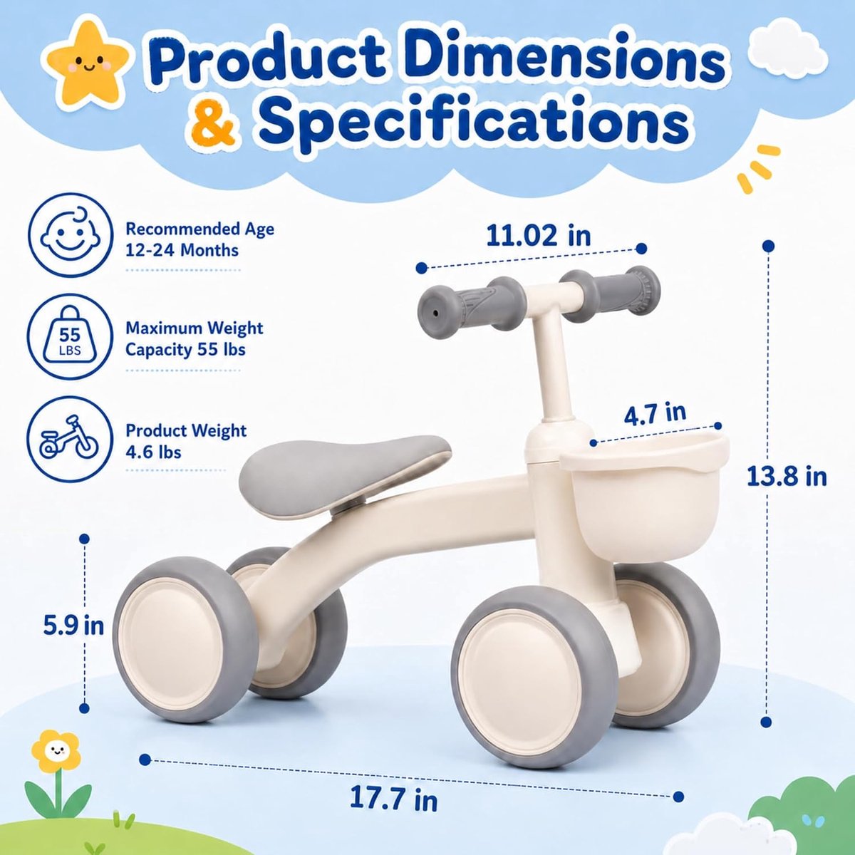 LG Triumpunpre - Loopfiets voor baby 1 jaar thumbnail 2