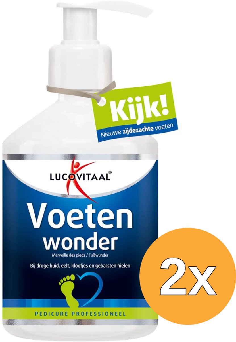 2x Lucovitaal Voetenwonder Zalf (300 ml)