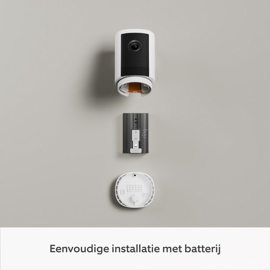 Ring Buitencamera op batterij (nieuwste generatie) - Wit - 2K video van Ring — afbeelding 4