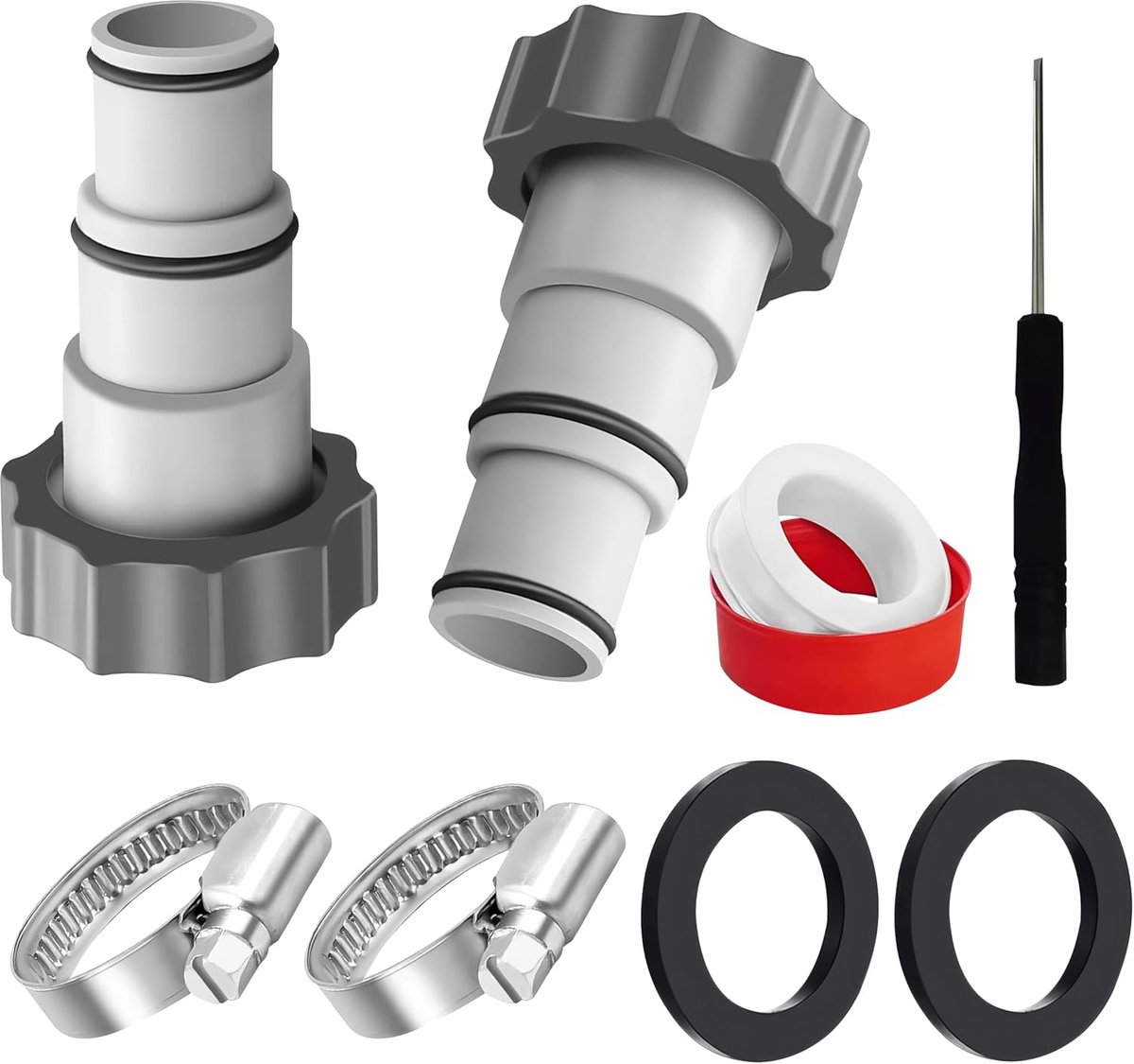 slangadapter zwembad, slangadapter voor pomp | Zwembadslangadapter, zwembadadapter 32 naar 38 mm