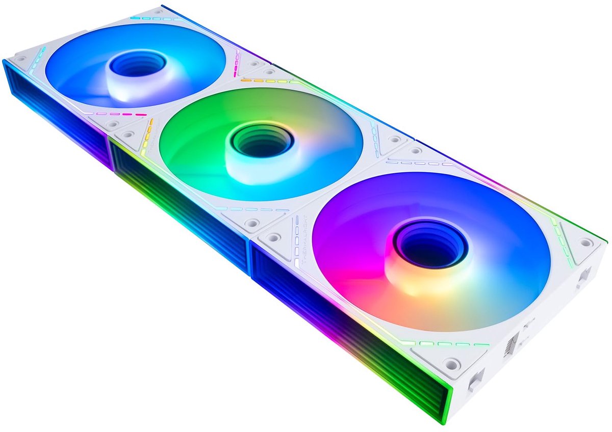 TL-M12QRW-S X3 Behuizingsventilator, draadloze verbinding, CPU-koeler met ARGB-spiegellichteffect, stille koeling met 1500 rpm snelheid, CPU-koelventilator (120 mm, omgekeerde versie)
