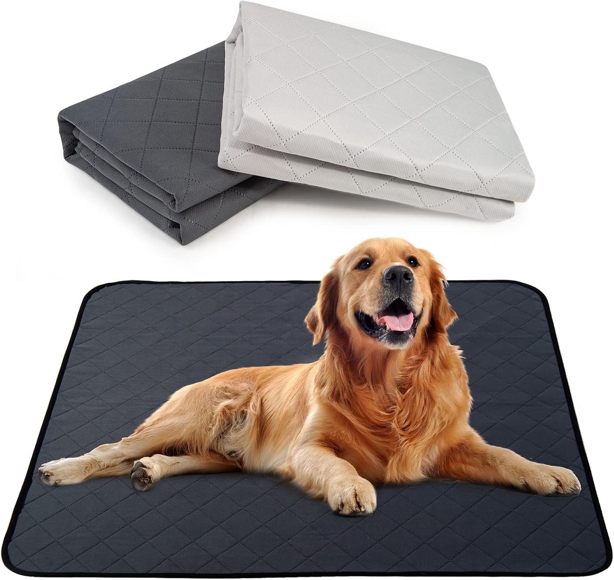 Puppy Training Pads 2 Set Wasbare Herbruikbare Hond Plasmatjes Machine Wasbaar Plasmatjes voor Honden Super Absorberend Pet incontinentiemateriaal