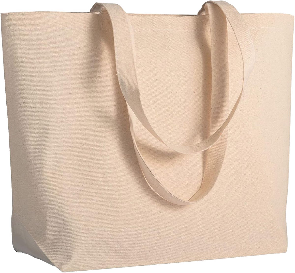 Tote Bag Lange Handgrepen Shopper Katoen Duurzaam De Tote Bag Milieuvriendelijke Canvas Tas Boodschappentas Canvas Tas Stoffen Tas Canvas Tas