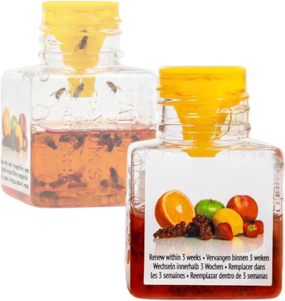 ApexArte® Fruitvliegjes Vanger - Rouwvliegjes Bestrijden - Vliegenval