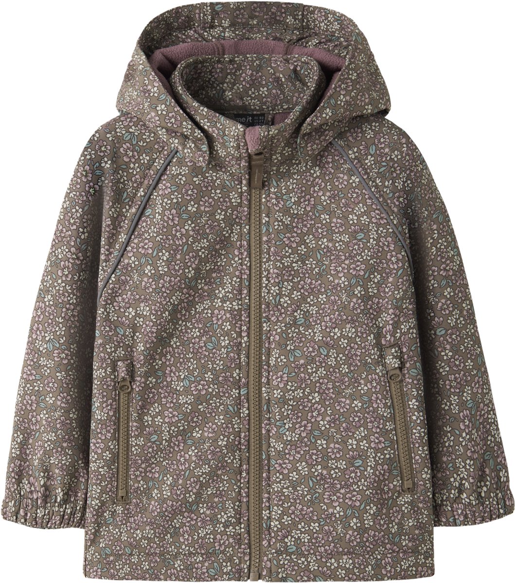 NAME IT - NMFALFA08 SOFTSHELL JACKET AOP FO2 Dames Jas
