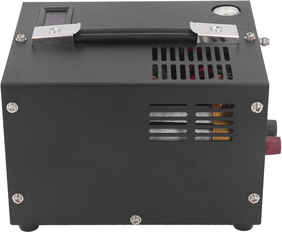-luchtcompressor, Hogedruk Elektrisch 4500psi 30 Mpa Olievrije Draagbare met 8 Mm Snelle Draadfitting, voor Duiken Buiten Brandbestrijding PCP -gastankinflatie