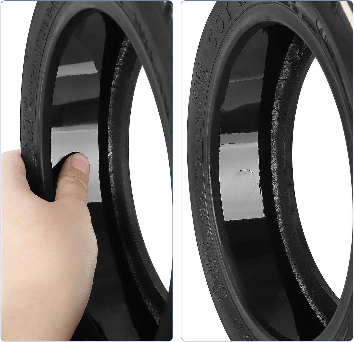 9,5 x 2,50 Zelfherstellende banden voor NIU KQi3 Sports/Pro/Max elektrische scooters, 9,5 inch tubeless banden lekvrije zelfherstellende reservewielen, met ventieldop (Zelfherstellende*2) – foto 6