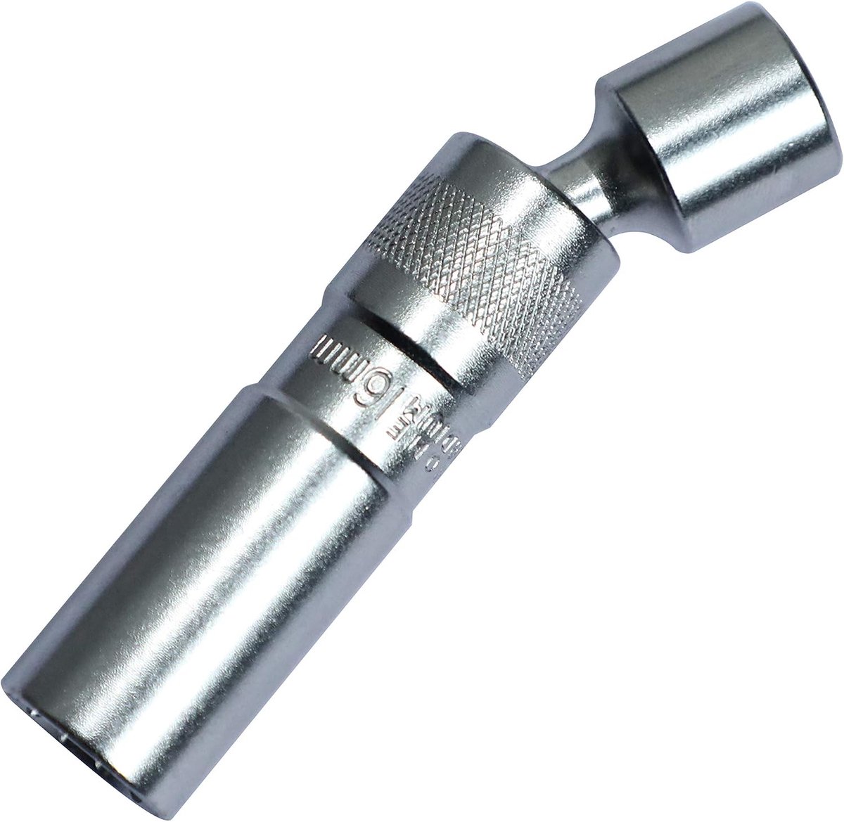 16mm Magnetic Thin Wall Spark Plug Socket Universal Joint 3/8-Inch Drive Swivel Socket Removal Tool 12pt 96L (16mm) Compatible with BMW