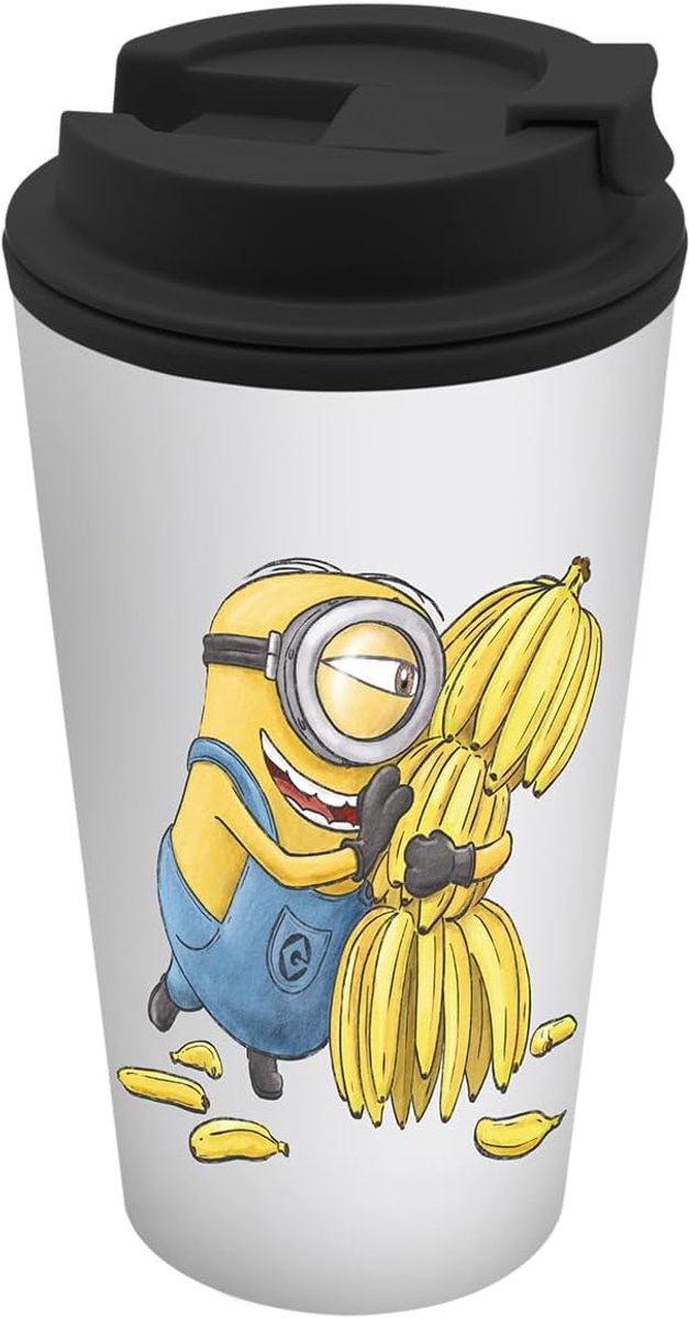 LABELS Coffee to go beker Minions Super Kitsch Banana 400ml PP