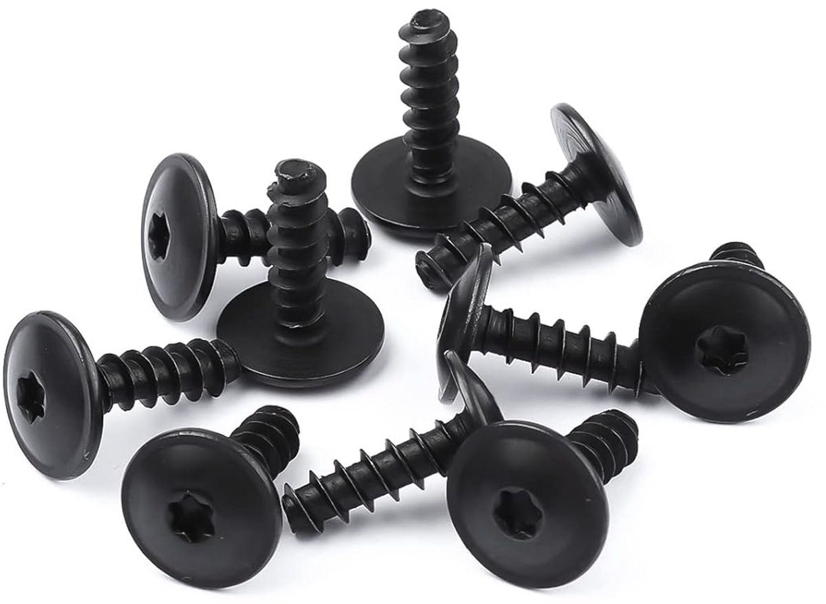 10stks screw bolt retainer, Spatbordvoeringclips voor Spatscherm Bumperschildhouders Schroefborgclips Automotive Compatibel met Volkswagon Audi