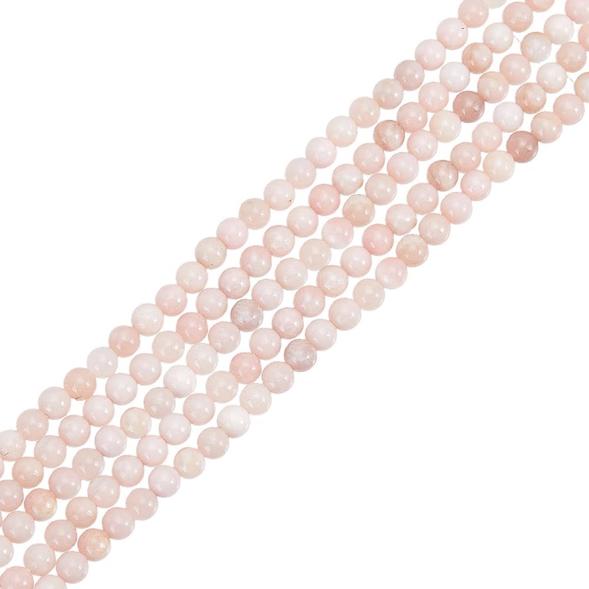 Kralen Roze Opaal Kralen Strengen Ronde Losse Spacer Bead 4Mm Bulk Voor Armband Ketting Oorbel Sleutelhanger Sieraden Maken Diy Ambachten Levert Accessoires