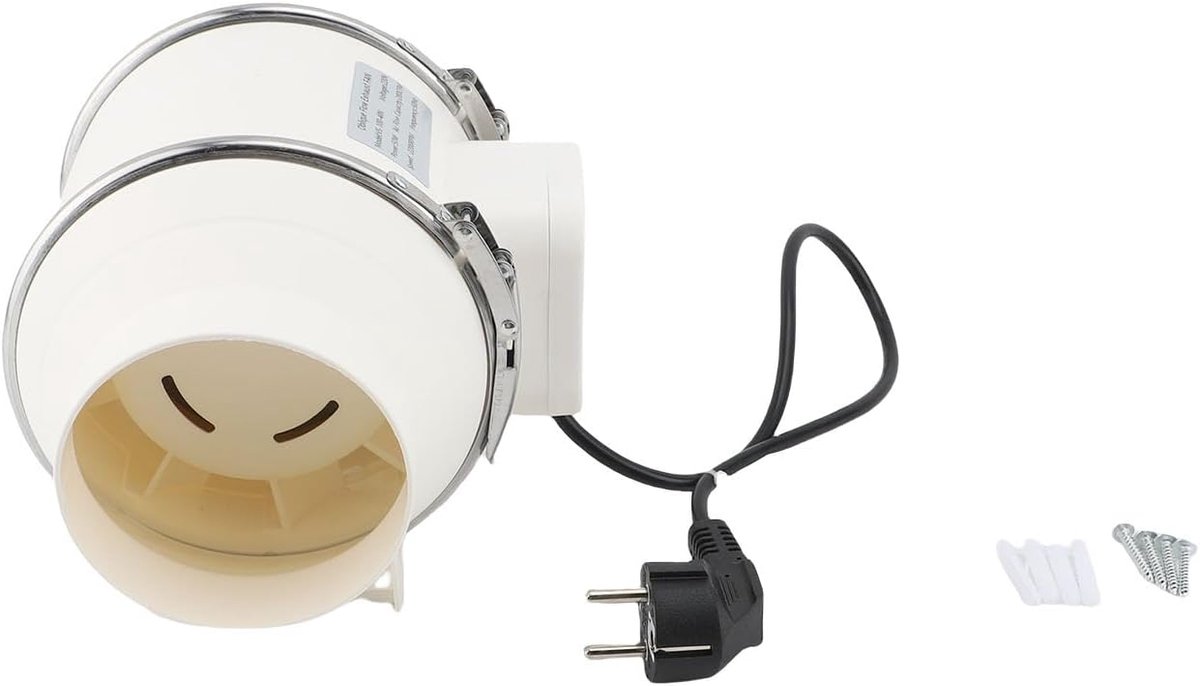 100mm Kanaalventilator Kanaal Ventilatie Stille Type 280 Kubieke Voet per Minuut voor Commercieel en Residentieel Gebruik
