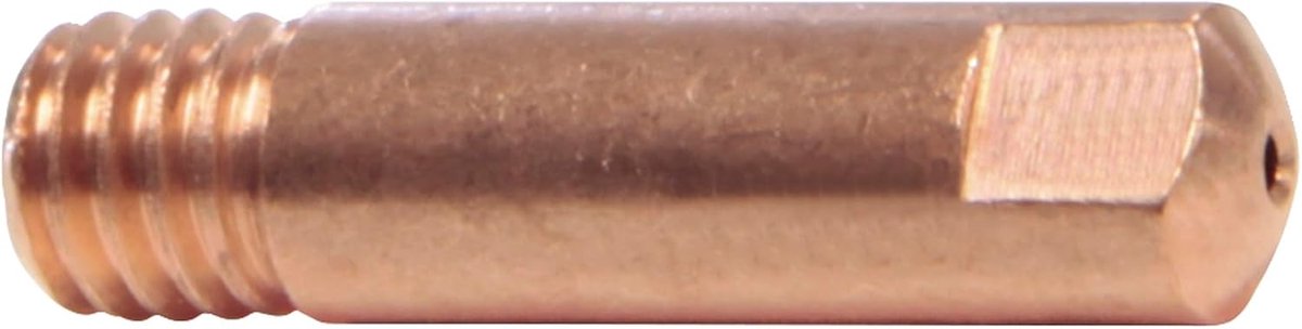 040144 contactbuis Ø 1,2 mm M6 voor MIG-brander 150 A-10 stuks, geel