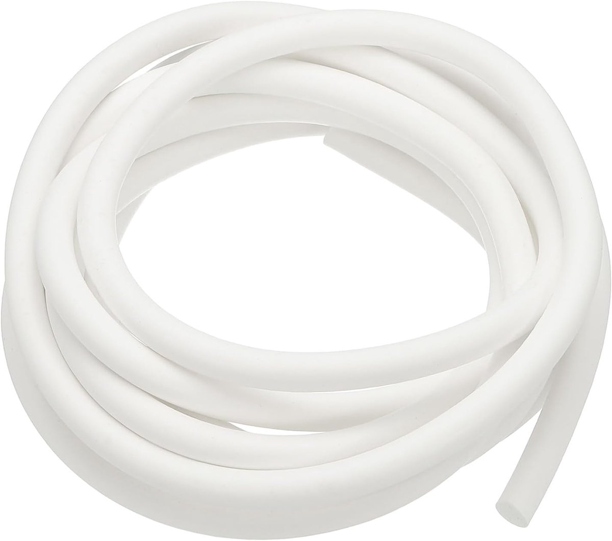 Siliconen schuimafdichtingsstrip, 3 M (9,8 FT) 9 mm (0,35 inch) Dia Backer Rod Ronde Solid Spons Rubber Weerstrippingskoord met hoge dichtheid voor het afdichten van spleetblokkerisolatie, wit