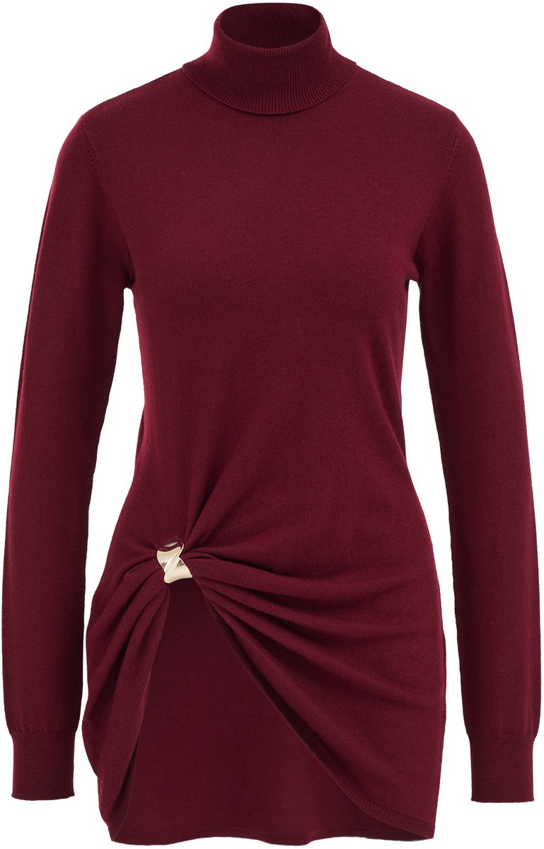 WE Fashion Dames coltrui met goud accent