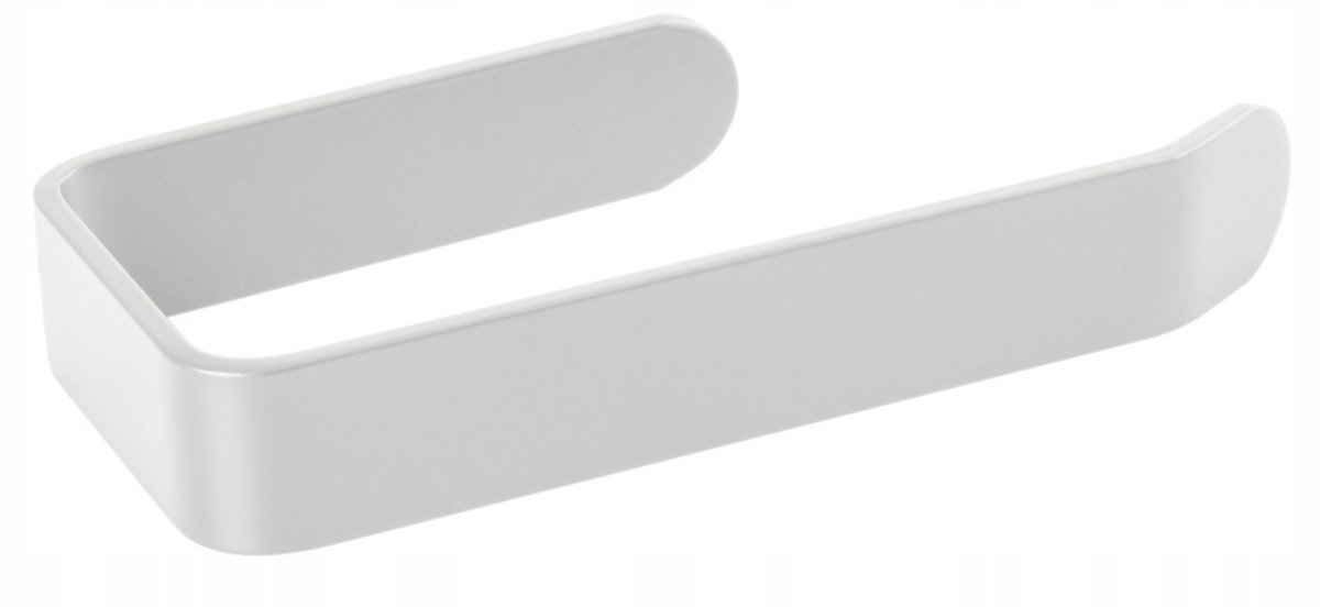 Mat Witte Aluminium Toiletrolhouder met 3M Tape - AWD02091940