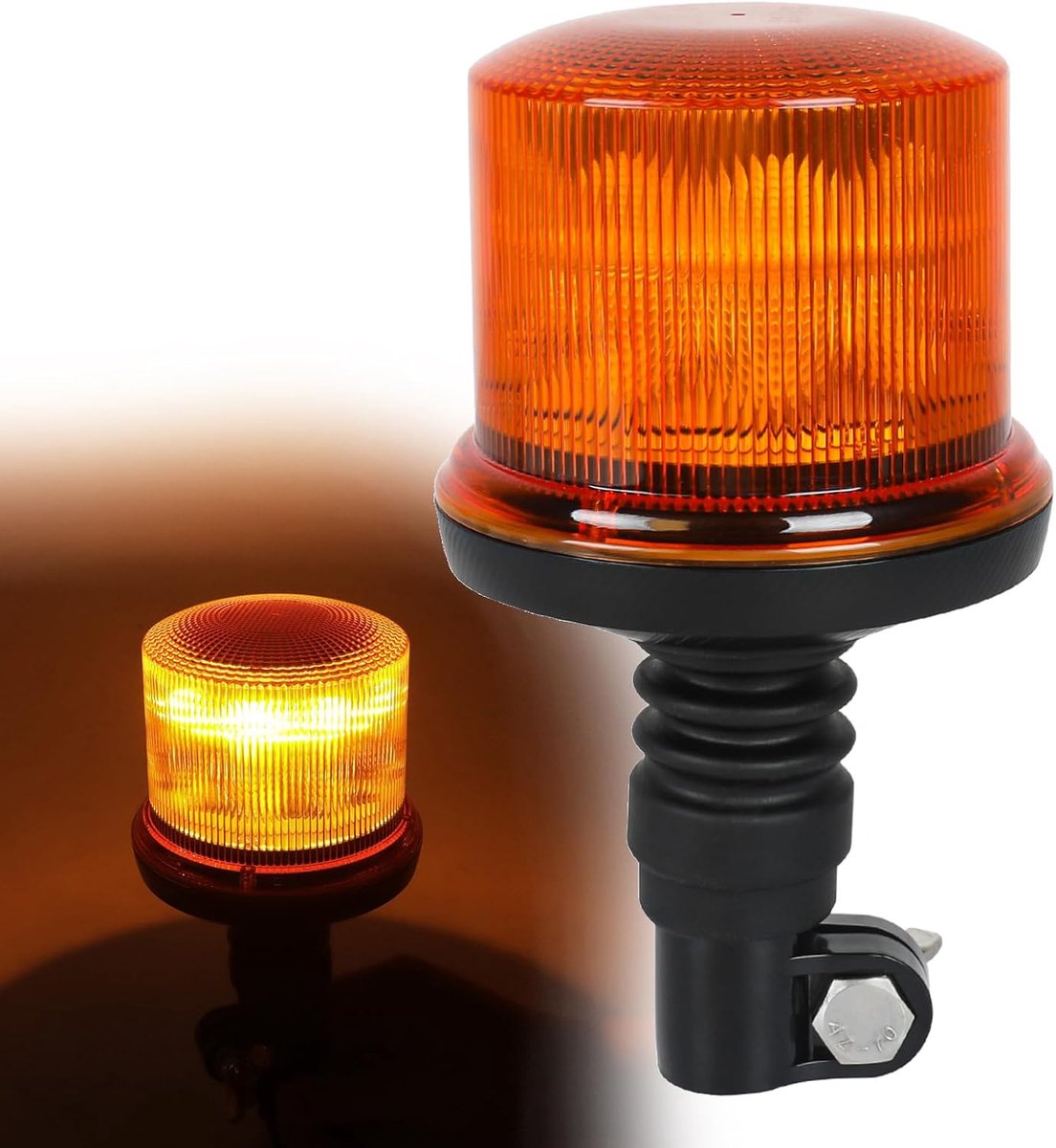 LED-waarschuwingsbakenlicht oranje, 8 patronen 12/24V 20 stuks led-stroboscooplamp voor landbouwmachines bedrijfsvoertuig schoolbus tractor graafmachines vrachtwagen