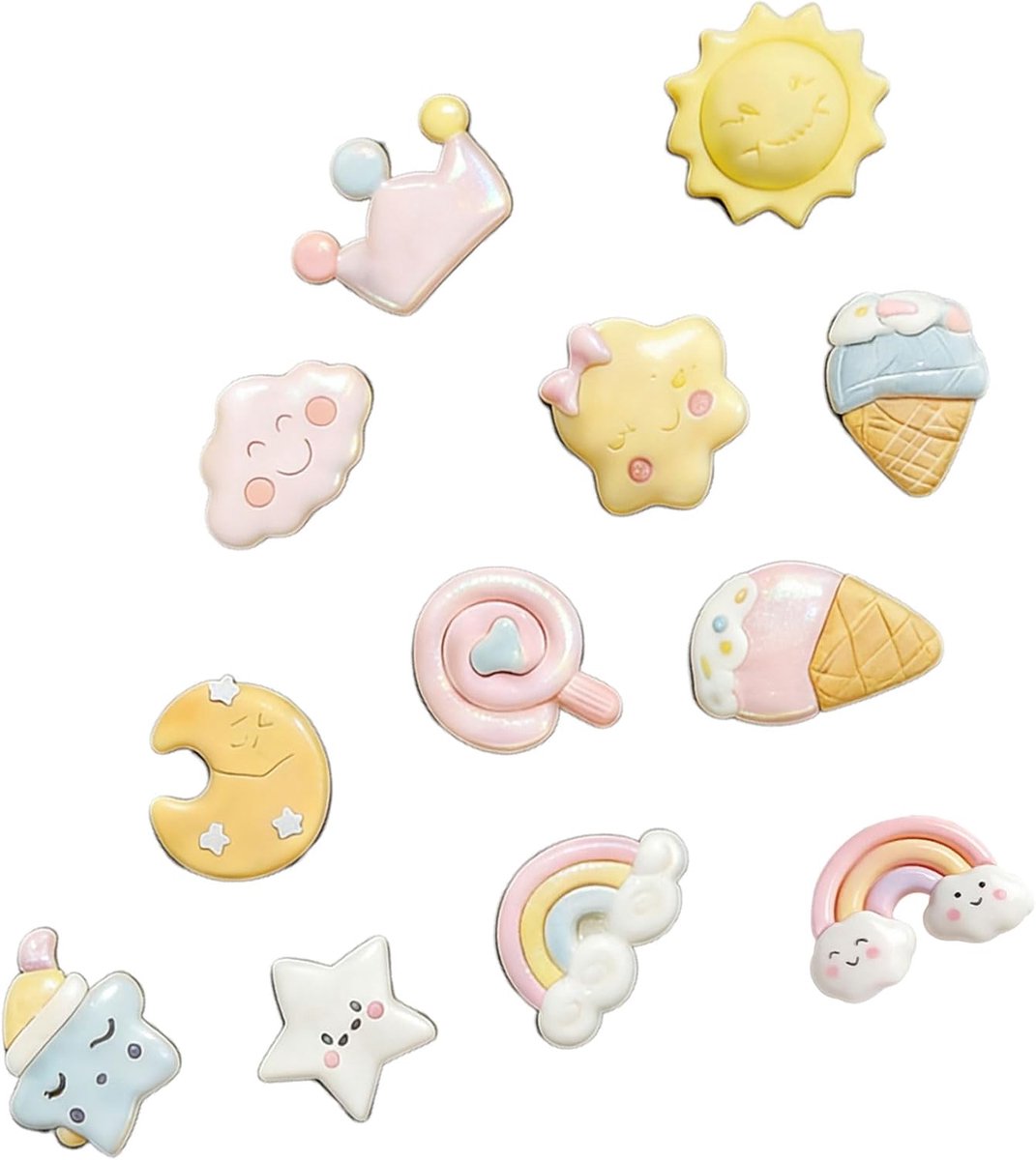 Bedels, Crocs spelds, glitter, demonteren Crocs bedels, plastic schoenbedels, glitteraccessoires, gepersonaliseerde schoensteker, steraccessoires, voor meisjes, jongens, vrouwen en
