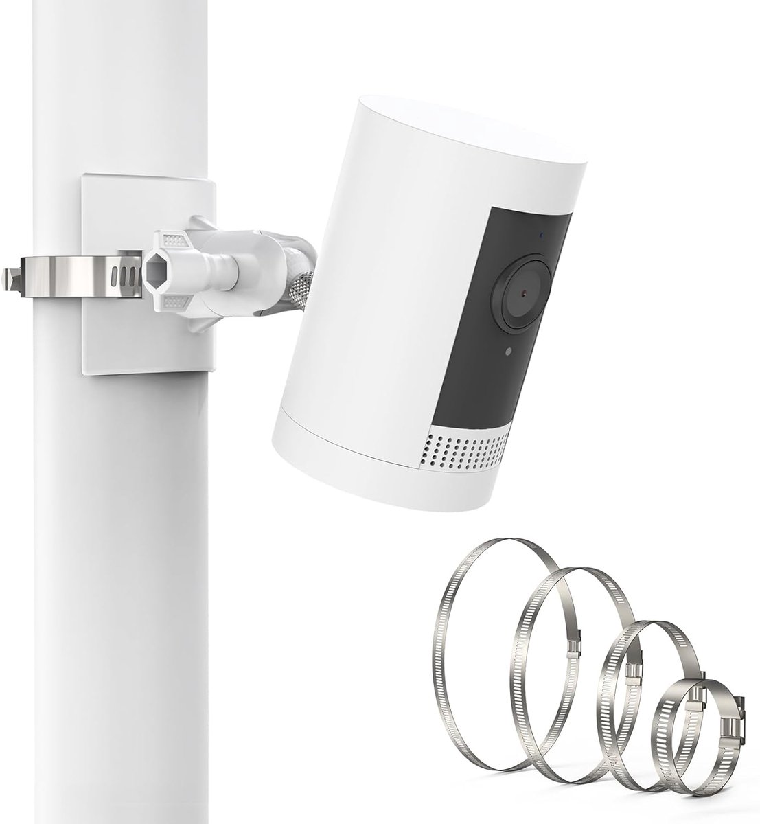 Bevestiging voor buitencamera-accu (Stick Up Cam/Pro), binnencamera (Indoor Cam), Spotlight-camera/Plus/Pro-bewakingscamera & zonnepaneel (Wit 1 stuk)