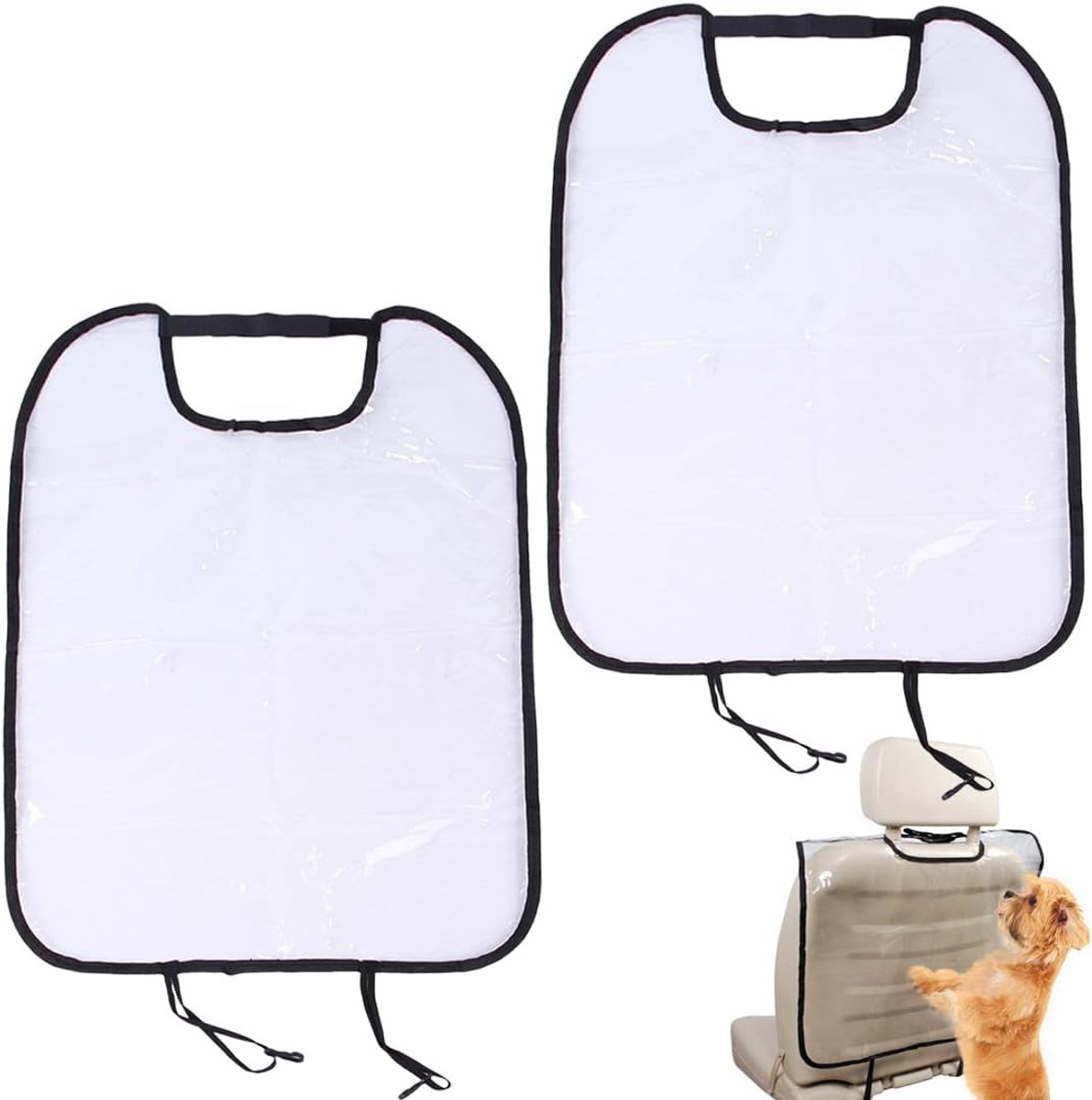 2 stuks autostoelhoes autostoelhoes autohoes bescherming voor kinderen modder mat schoon bescherming kick mat stof achter anti-schoppen en stof