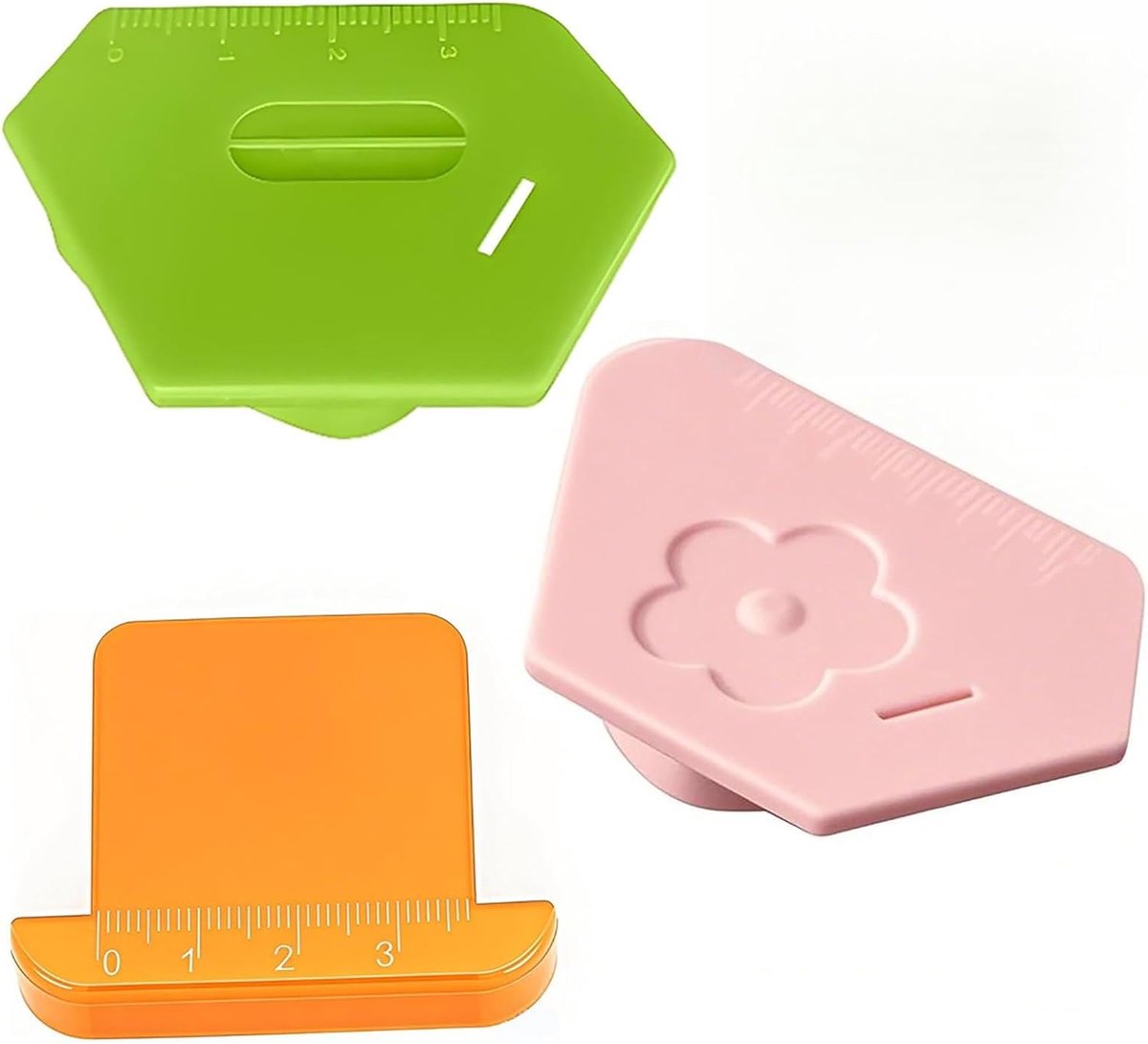 naadgeleider, magnetische naadgeleider, magnetische naadgeleider, zoomhulp, naadgeleiding, siliconen magneet, afneembaar, multifunctioneel polygon, naaimachineaccessoires (groen/roze